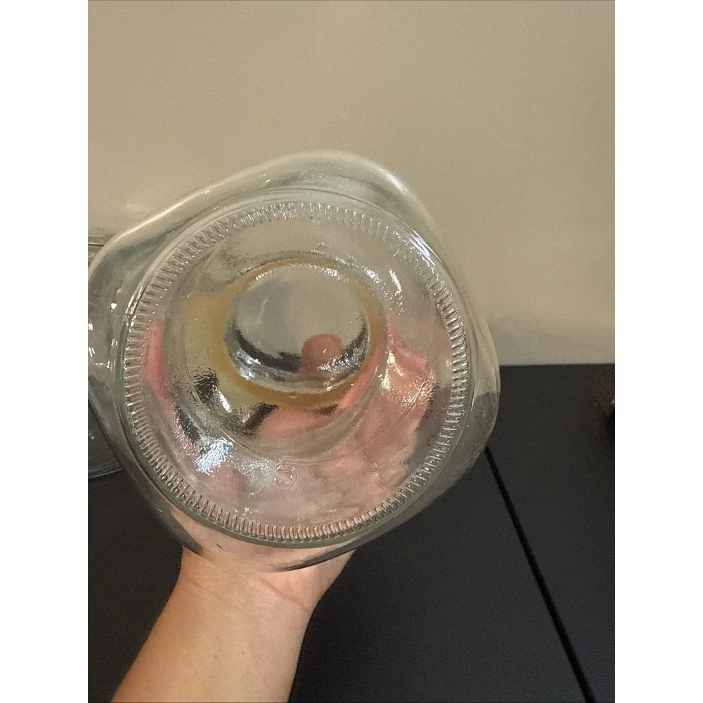 Glass Clamp Lid Jars W/Seals.  Great For Kitchen Storage Set Of 2